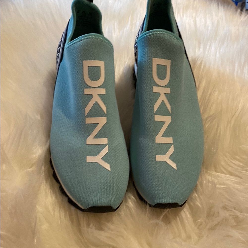 DKNY Aqua Slip-On Shoes with White Logo